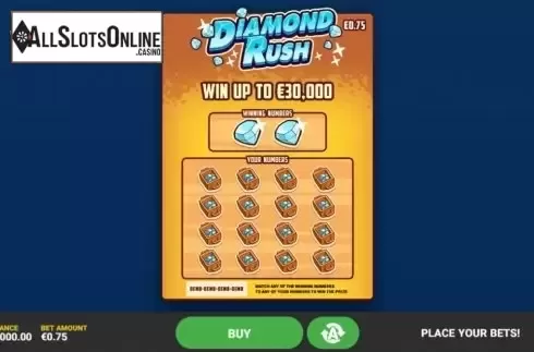 Game Screen 1. Diamond Rush (Hacksaw Gaming) from Hacksaw Gaming
