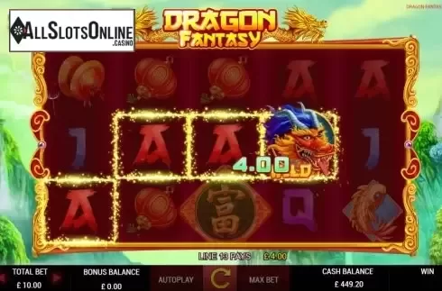 Win Screen 3. Dragon Fantasy from ReelFeel Gaming