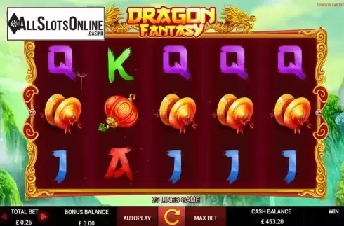 Reel Screen. Dragon Fantasy from ReelFeel Gaming