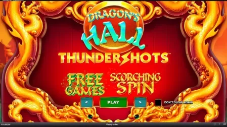 Dragon's Hall Thundershots slot screenshot 1