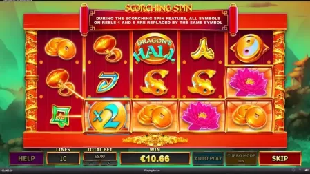 Dragon's Hall Thundershots slot screenshot 3