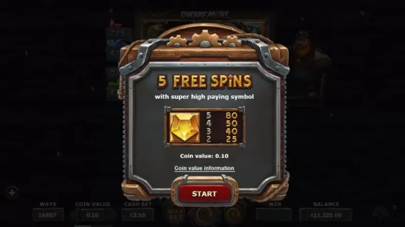 Dwarf Mine slot screenshot 6