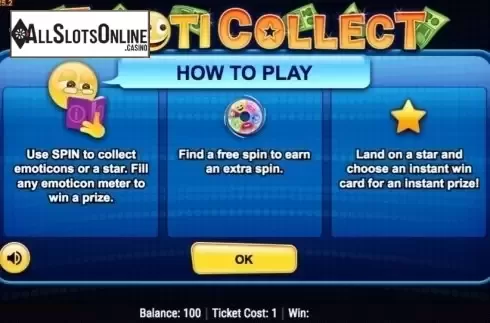 Game Screen 3. EmotiCollect from IGT