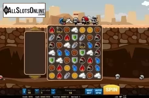 Reel screen. Epic Gladiators from Evoplay Entertainment