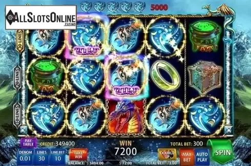 Wild Win screen. Fantasy from FUGA Gaming