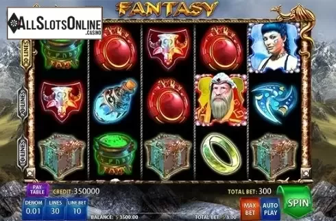 Game Workflow screen. Fantasy from FUGA Gaming