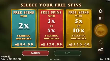Forgotten Island Megaways slot screenshot 2
