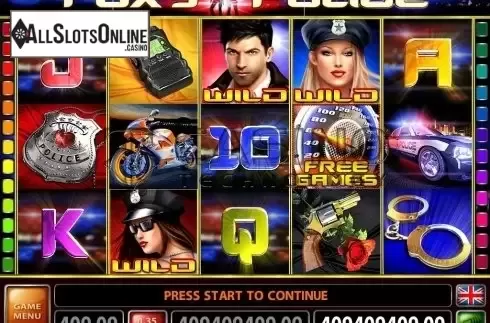 Screen2. Foxy Police from Casino Technology
