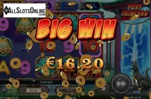 Big Win screen