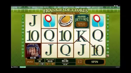 Frankie Dettoris Magic Seven slot screenshot 3