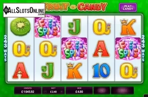 Screen 5. Fruit vs Candy from Microgaming