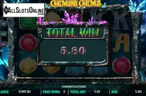Win Free Spins screen