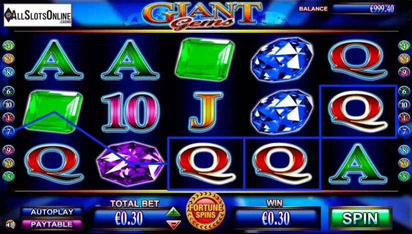 Screen9. Giant Gems from Betdigital
