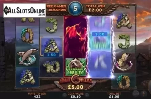 Free Spins 3. Giant Grizzly from SUNFOX Games