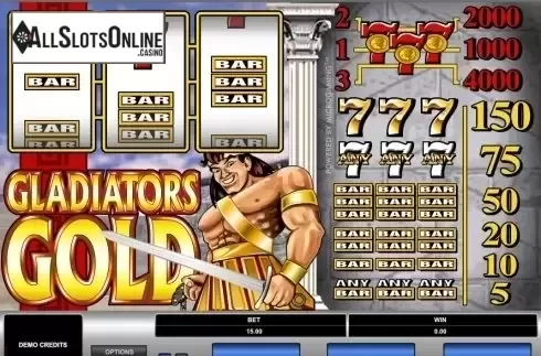 Screen2. Gladiators Gold from Microgaming