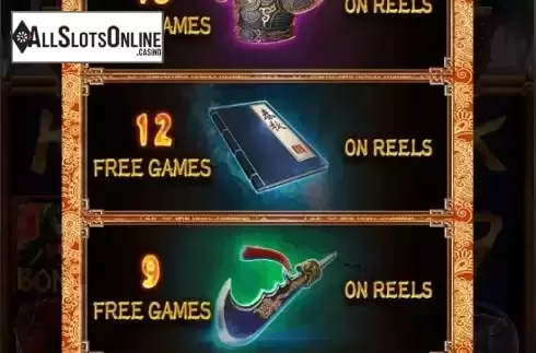 Free Spins Mode Chosing Screen