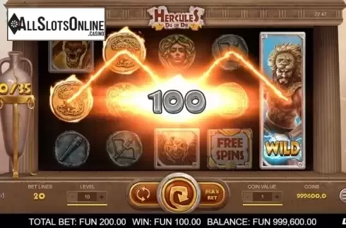 Win Screen 2. Hercules Do or Die from Leap Gaming
