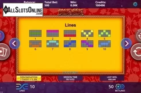 Paylines. Hong Long from DLV