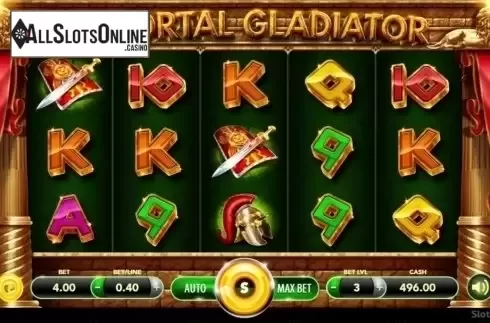 Reel Screen. Immortal Gladiator from SlotVision