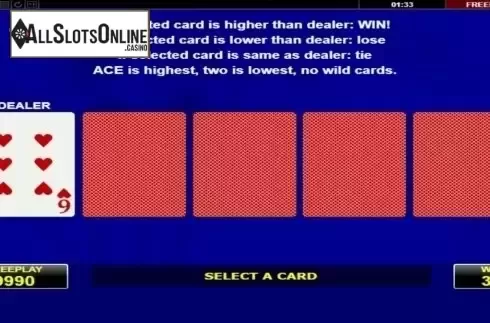 Game Screen. Jacks Or Better (Amatic) from Amatic Industries