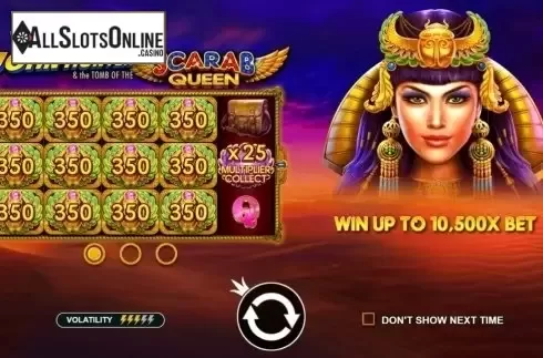 Start Screen. John Hunter Tomb of the Scarab Queen from Pragmatic Play