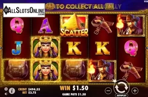 Win Screen. John Hunter Tomb of the Scarab Queen from Pragmatic Play