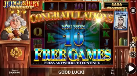 Judge and Jury Megaways slot screenshot 3