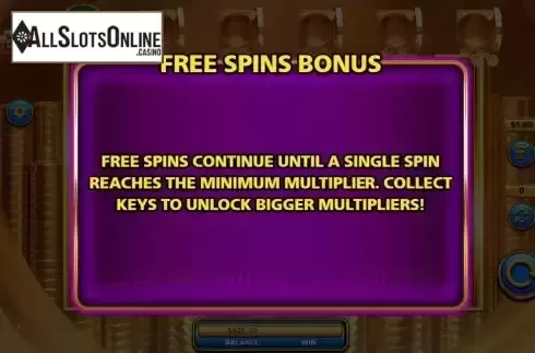 Free Spins Win Screen 2