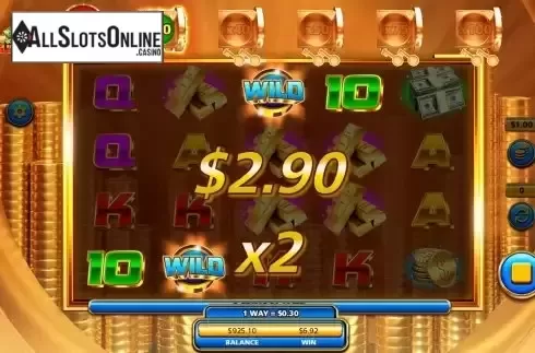 Free Spins Gameplay Screen