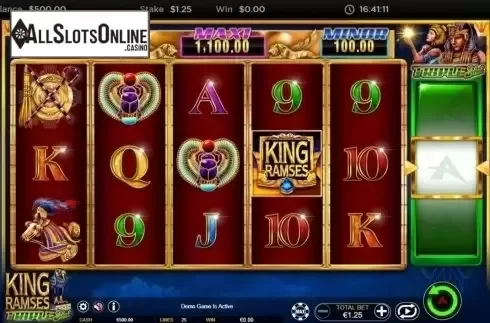 Reel Screen. King Ramses from Ainsworth