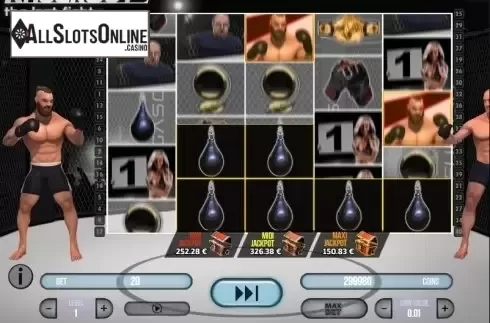 Bonus Symbol screen. Knockout: The Last Fight from Fugaso