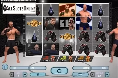 Reel screen. Knockout: The Last Fight from Fugaso