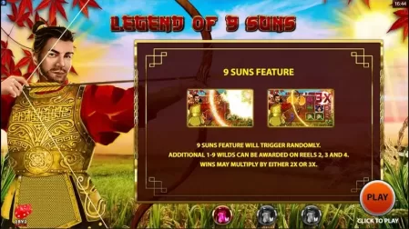 Legend of 9 Suns slot screenshot 1