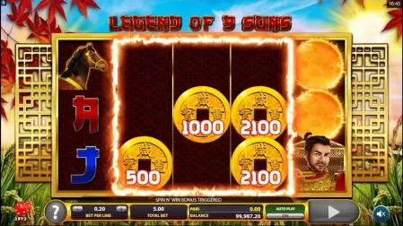 Legend of 9 Suns slot screenshot 3