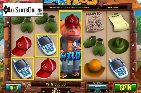 Screen2. Little Pigs from Leander Games