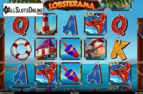 Reels screen. Lobsterama from Mobilots