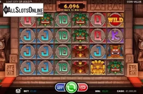 Reel Screen. Lost City of Gold (Betsson Group) from Betsson Group