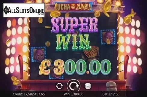 Super Win. Lucha Rumble from Eyecon