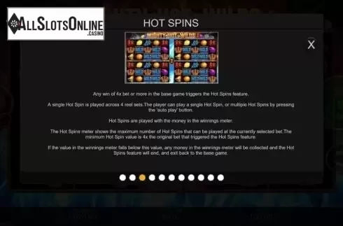 Features 1. Mighty Hot Wilds from Inspired Gaming
