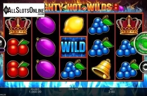 Reel Screen. Mighty Hot Wilds from Inspired Gaming