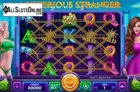 Reels screen. Mysterious Stranger from X Card