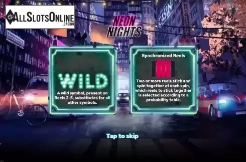 Intro screen