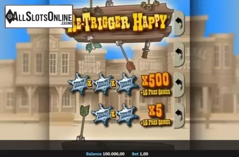 Game Screen 1. Re-Trigger Happy Pull Tab from Realistic