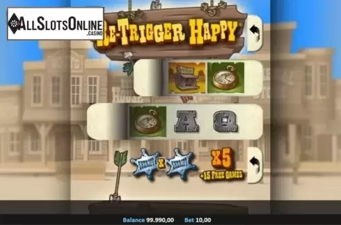 Game Screen 2. Re-Trigger Happy Pull Tab from Realistic