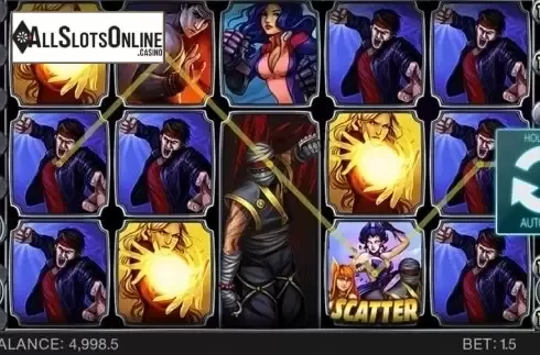 Game Workflow screen. Reel Fighters from Spinomenal