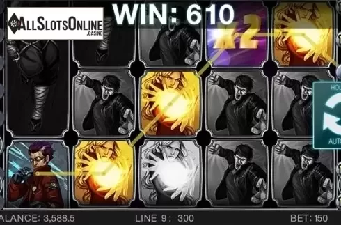 Wild Win screen. Reel Fighters from Spinomenal