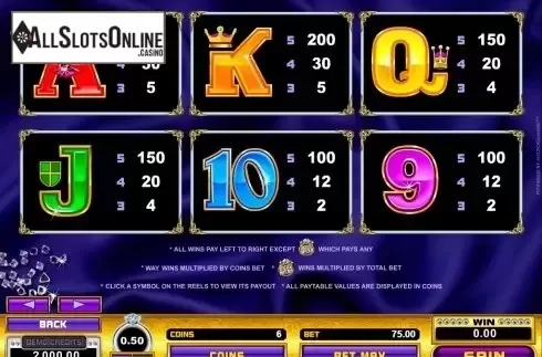Screen6. Reel Gems from Microgaming