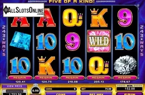 Screen8. Reel Gems from Microgaming