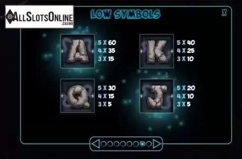 Paytable 7. Reviving Love from Spinomenal