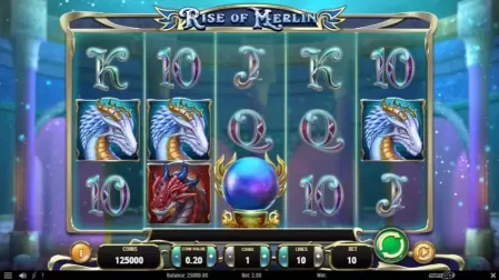 Rise of Merlin slot screenshot 1